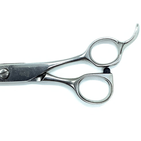 【ヒカリシザーズHIKARI光シザーHIKARI SCISSORS】K シザー オフセット 理容 美容ハサミ 美容師 理容師 右利き 6.6インチ 中古 sc1840