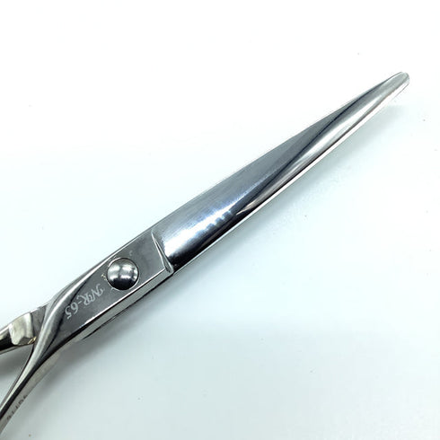 【モルクシザーMork】NR-65 シザー オフセット 理容 美容ハサミ 美容師 理容師 右利き 6.5インチ 中古 sc1846
