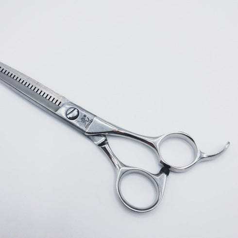 【ヒカリシザーズHIKARI光シザーHIKARI SCISSORS】726 オフセット シザー セニング 美容ハサミ すきばさみ 美容師 理容師 約60~70% 右利き 5.7インチ 中古 sc185