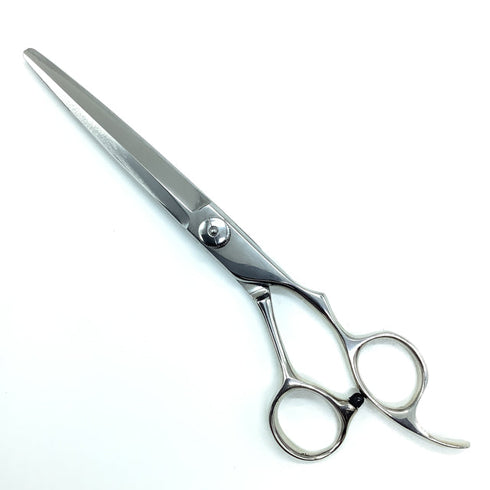 新品未使用【メーカー不明】Clio70mixHX片剣刃 シザー オフセット 理容 美容ハサミ 美容師 理容師 右利き 7インチ 中古 sc2116