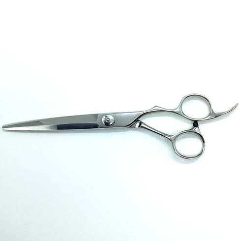 新品未使用【メーカー不明】Clio70mixHX片剣刃 シザー オフセット 理容 美容ハサミ 美容師 理容師 右利き 7インチ 中古 sc2116