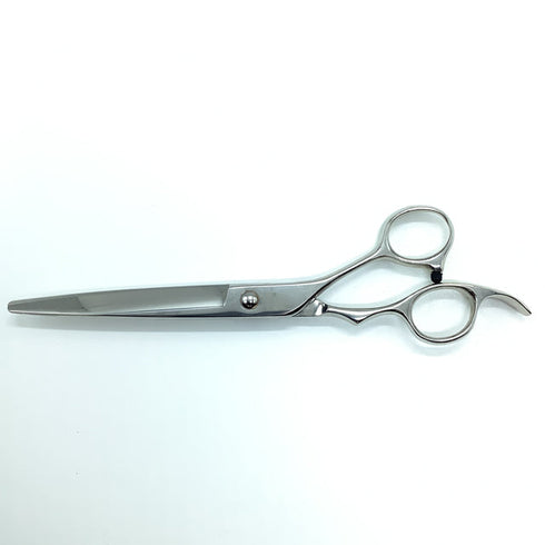 新品未使用【メーカー不明】Clio70mixHX片剣刃 シザー オフセット 理容 美容ハサミ 美容師 理容師 右利き 7インチ 中古 sc2116