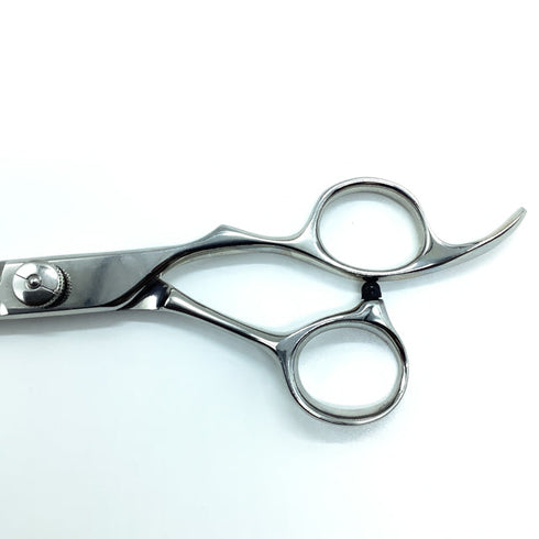 新品未使用【メーカー不明】Clio70mixHX片剣刃 シザー オフセット 理容 美容ハサミ 美容師 理容師 右利き 7インチ 中古 sc2116