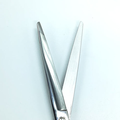 新品未使用【メーカー不明】Clio70mixHX片剣刃 シザー オフセット 理容 美容ハサミ 美容師 理容師 右利き 7インチ 中古 sc2116