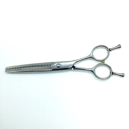 新品未使用【メーカー不明】 メガネ シザー セニング 美容ハサミ すきばさみ 美容師 理容師 約30% 右利き 6.2インチ 中古 sc2248
