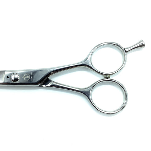 【ミズタニシザーズ ミズタニシザーMIZUTANI SCISSORS】Re-troレトロ5.5 シザー メガネ 理容 美容ハサミ 美容師 理容師 右利き 5.5インチ 中古 sc1856