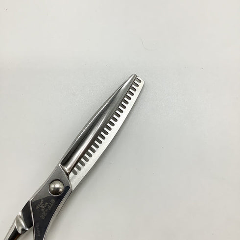 【ジョーウェルJOEWELL】GTF-22 オフセット シザー セニング 美容ハサミ すきばさみ 美容師 理容師 約10~20% 右利き 6.2インチ 中古 sc1866
