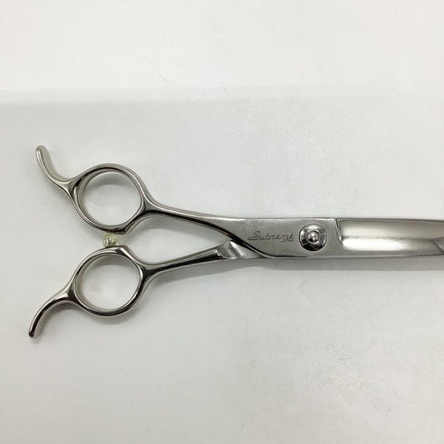 新品同様【SUPREMEサプリーム】DKC-70NLカーブ トリミングシザー メガネ 左利き トリマー ペット 7インチ 中古 sc2461