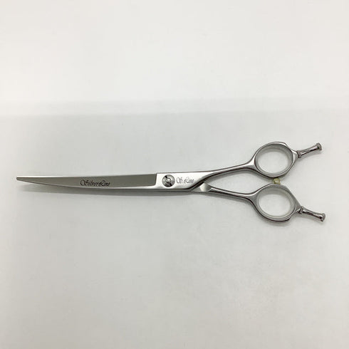 【シルバーラインSilverLine】ALLTC7015ギザ刃カーブバサミ トリミングシザー メガネ 右利き トリマー ペット 7インチ 中古 sc1870