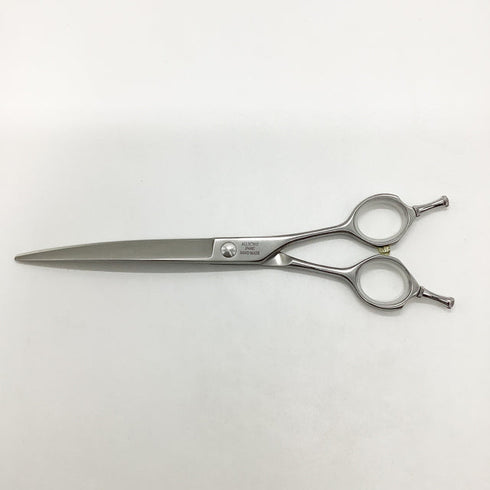 【シルバーラインSilverLine】ALLTC7015ギザ刃カーブバサミ トリミングシザー メガネ 右利き トリマー ペット 7インチ 中古 sc1870