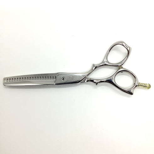 【ヒカリシザーズHIKARI光シザーHIKARI SCISSORS】ANGEL B 777 オフセット シザー セニング 美容ハサミ すきばさみ 美容師 理容師 約35~40% 右利き 6インチ 中古 sc1871