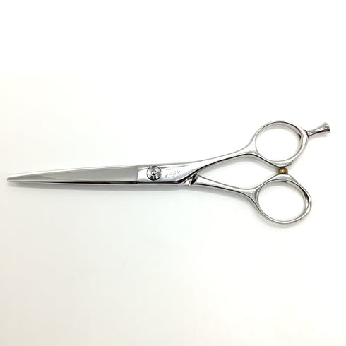 【三和技研SANWA SGK】 シザー メガネ 理容 美容ハサミ 美容師 理容師 右利き 6.1インチ 中古 sc1874