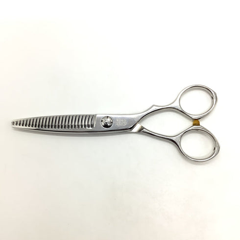 【ロイヤルマスターROYAL MASTER】SMOOTH MM25 メガネ シザー セニング 美容ハサミ すきばさみ 美容師 理容師 約20~30% 右利き 5.9インチ 中古 sc1880