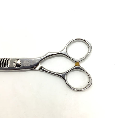 【ロイヤルマスターROYAL MASTER】SMOOTH MM25 メガネ シザー セニング 美容ハサミ すきばさみ 美容師 理容師 約20~30% 右利き 5.9インチ 中古 sc1880