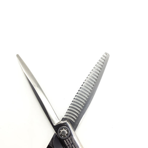 【ロイヤルマスターROYAL MASTER】SMOOTH MM25 メガネ シザー セニング 美容ハサミ すきばさみ 美容師 理容師 約20~30% 右利き 5.9インチ 中古 sc1880