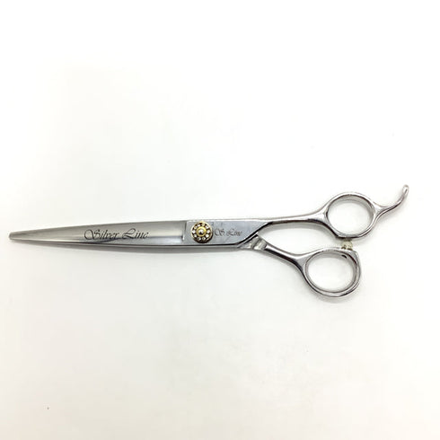 【シルバーラインSilverLine】国民三銃士NAS700 トリミングシザー オフセット 右利き トリマー ペット 7インチ 中古 sc1882
