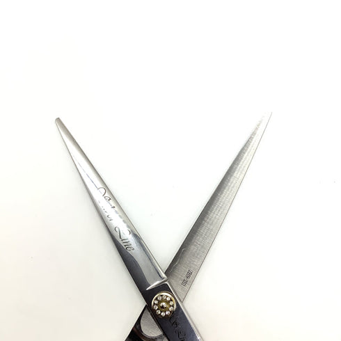 【シルバーラインSilverLine】国民三銃士NAS700 トリミングシザー オフセット 右利き トリマー ペット 7インチ 中古 sc1882