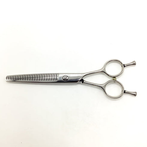 新品未使用【メーカー不明】 メガネ シザー セニング 美容ハサミ すきばさみ 美容師 理容師 約30~35% 右利き 6.2インチ 中古 sc2555