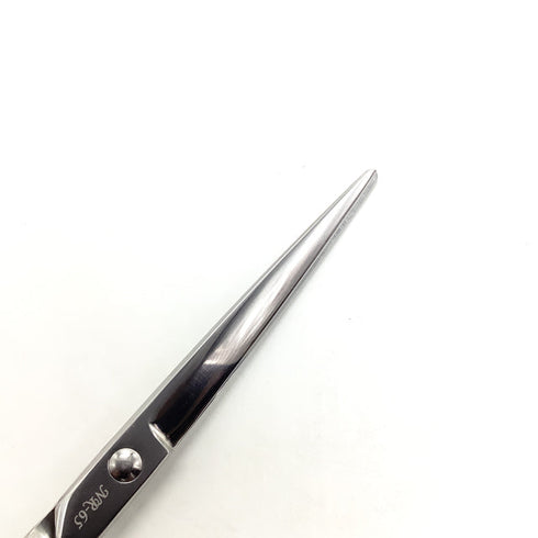 【モルクシザーMork】NR-65 シザー オフセット 理容 美容ハサミ 美容師 理容師 右利き 6.5インチ 中古 sc1887