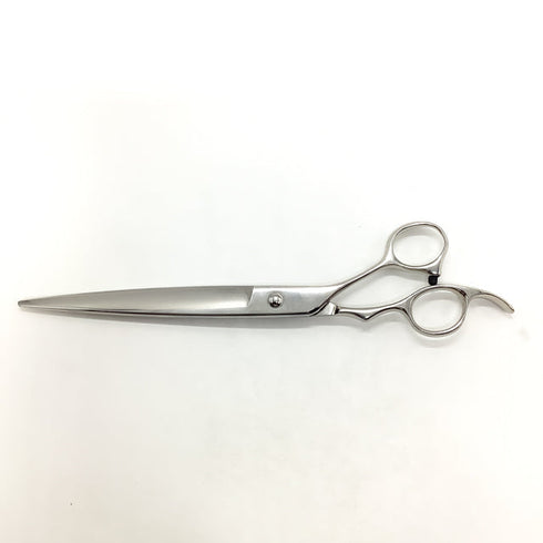 【メーカー不明】 ロング シザー オフセット 理容 美容ハサミ 美容師 理容師 右利き 8インチ 中古 sc1918