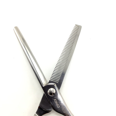 【ネットワークNETWORK】KM40 オフセット シザー セニング 美容ハサミ すきばさみ 美容師 理容師 約10~20% 右利き 6インチ 中古 sc1898