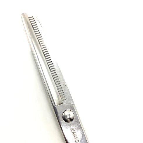 【ネットワークNETWORK】KM40 オフセット シザー セニング 美容ハサミ すきばさみ 美容師 理容師 約10~20% 右利き 6インチ 中古 sc1898