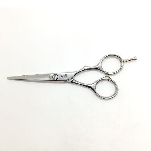 【ヒカリシザーズHIKARI光シザーHIKARI SCISSORS】E-2 シザー オフセット 理容 美容ハサミ 美容師 理容師 右利き 5.3インチ 中古 sc1903
