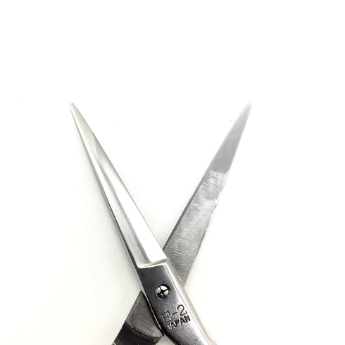 【ヒカリシザーズHIKARI光シザーHIKARI SCISSORS】E-2 シザー オフセット 理容 美容ハサミ 美容師 理容師 右利き 5.3インチ 中古 sc1903