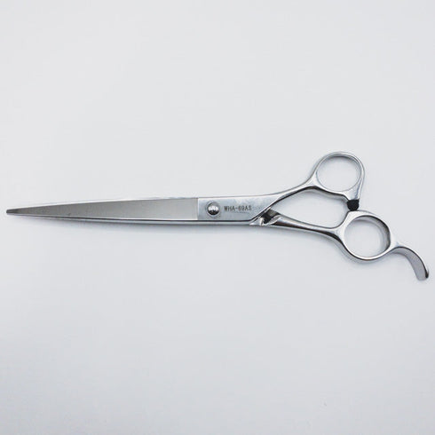 【ケリー ワンクスKERRY】WHA-69AS ギザ刃ストレート トリミングシザー オフセット 右利き トリマー ペット 6.9インチ 中古 sc191