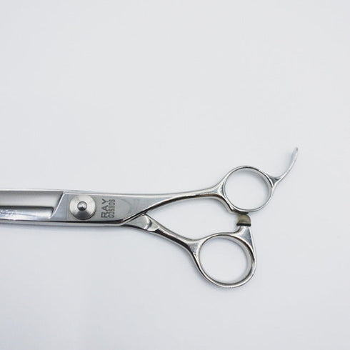 新品同様【ヒカリシザーズHIKARI光シザーHIKARI SCISSORS】RAY COSMOS133レイコスモス シザー オフセット 理容 美容ハサミ 美容師 理容師 右利き 7インチ 中古 sc192