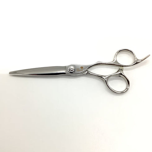 【Lulu scissors】Lulu-K60FD シザー オフセット 理容 美容ハサミ 美容師 理容師 右利き 6インチ 中古 sc1922