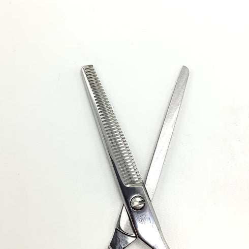 【ヒカリシザーズHIKARI光シザーHIKARI SCISSORS】NB.3 メガネ シザー セニング 美容ハサミ すきばさみ 美容師 理容師 約30% 右利き 5.8インチ 中古 sc1923