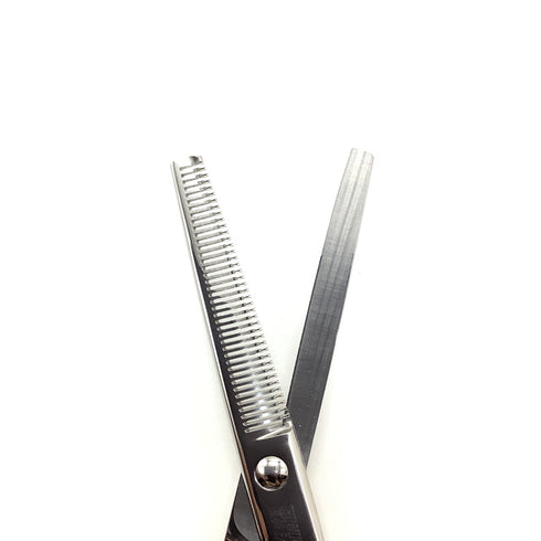 【Fadra ファドラー】THINNING 直40 B/B 逆刃 オフセット シザー セニング 美容ハサミ すきばさみ 美容師 理容師 約50~60% 右利き 6インチ 中古 sc1927