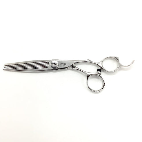 【ミズタニシザーズ ミズタニシザーMIZUTANI SCISSORS】SWORD THINNING 40正刃 オフセット シザー セニング 美容ハサミ すきばさみ 美容師 理容師 約20% 右利き 6インチ 中古 sc1939