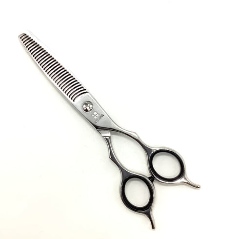 【オオカワプロシザーズ オオカワプロシザーOKAWA PRO SCISSORS】302 メガネ シザー セニング 美容ハサミ すきばさみ 美容師 理容師 約25~30% 右利き 5.8インチ 中古 sc1945