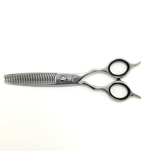 【オオカワプロシザーズ オオカワプロシザーOKAWA PRO SCISSORS】302 メガネ シザー セニング 美容ハサミ すきばさみ 美容師 理容師 約25~30% 右利き 5.8インチ 中古 sc1945