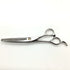 【R.E.G O-K】神田文一商店 17-C逆刃 オフセット シザー セニング 美容ハサミ すきばさみ 美容師 理容師 約50~60% 右利き 6インチ 中古 sc1949