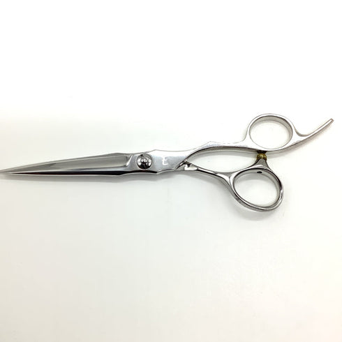 【メーカー不明】UDHK-60 シザー オフセット 理容 美容ハサミ 美容師 理容師 右利き 6.1インチ 中古 sc1955