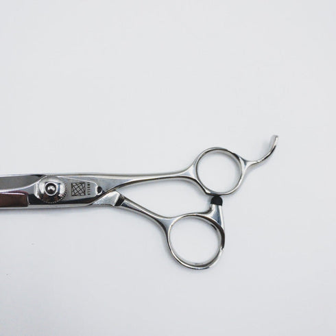 新品未使用【内海ウツミUTSUMI】城JYO RG70 トリミングシザー オフセット 右利き トリマー ペット 7インチ 中古 sc196