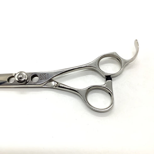 新品未使用【内海ウツミUTSUMI】WO70B トリミングシザー オフセット 右利き トリマー ペット 7インチ 中古 sc1962