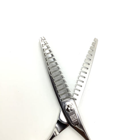 新品未使用【内海ウツミUTSUMI】OF50W 両グシ トリミングシザー 右利き セニング トリマー ペット 6インチ 中古 sc2638