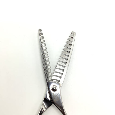 新品未使用【内海ウツミUTSUMI】OF50W 両グシ トリミングシザー 右利き セニング トリマー ペット 6インチ 中古 sc2638