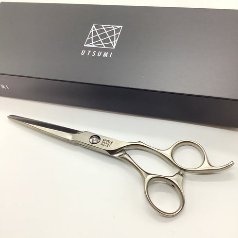 新品未使用【内海ウツミUTSUMI】OSK630 シザー オフセット 理容 美容ハサミ 美容師 理容師 右利き 6.3インチ 中古 sc2456