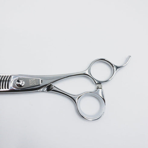 新品未使用【内海ウツミUTSUMI】U&U OF30 セニング トリミングシザー オフセット 右利き トリマー ペット 6インチ 中古 sc218