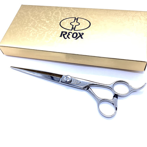 美品【YAGYU柳生】REOX 7.0 シザー オフセット 理容 美容ハサミ 美容師 理容師 右利き 7インチ 中古 sc1978