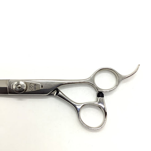 美品【YAGYU柳生】REOX 7.0 シザー オフセット 理容 美容ハサミ 美容師 理容師 右利き 7インチ 中古 sc1978