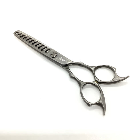 【TEXOSテクノス】11目 メガネ シザー セニング 美容ハサミ すきばさみ 美容師 理容師 約25~30% 右利き 5.8インチ 中古 sc1981