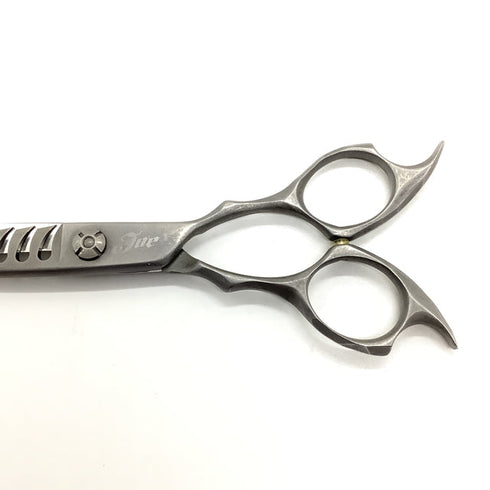 【TEXOSテクノス】11目 メガネ シザー セニング 美容ハサミ すきばさみ 美容師 理容師 約25~30% 右利き 5.8インチ 中古 sc1981