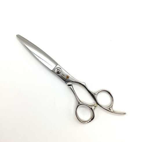 【Lulu scissors】Lulu-D58FDドライカット シザー オフセット 理容 美容ハサミ 美容師 理容師 右利き 5.8インチ 中古 sc1993