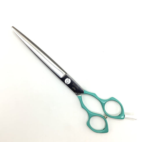 【ビアーズBEARDS】LOLO-7.5Nパワフルホワイトミントカーブ トリミングシザー メガネ 右利き トリマー ペット 7.5インチ 中古 sc1994